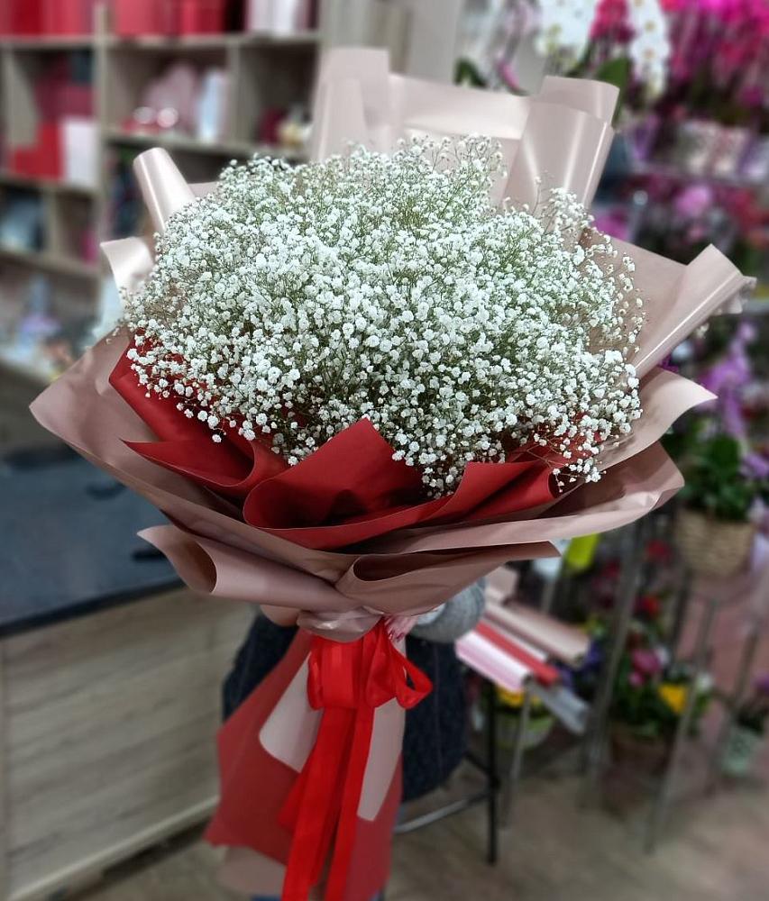 Букет Белые хлопья в Куженере Букет цветов из: Гипсофила в Куженере