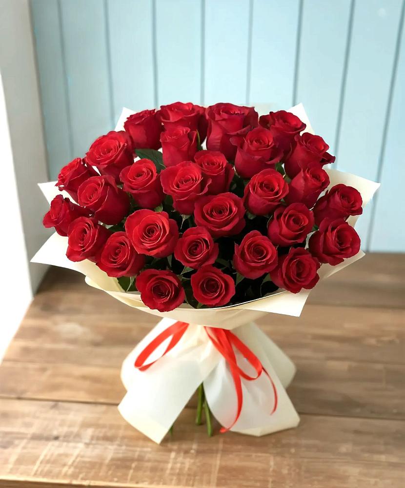 Букет 29 Красных роз в Куженере