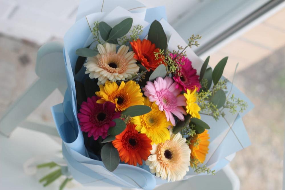 Букет цветов из: Герберы в Куженере