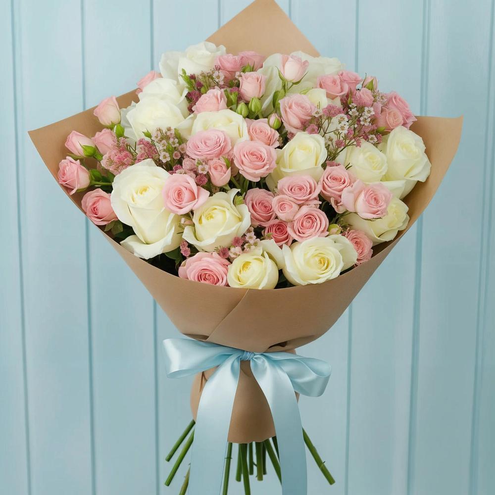 Букет цветов из: Розы в Куженере