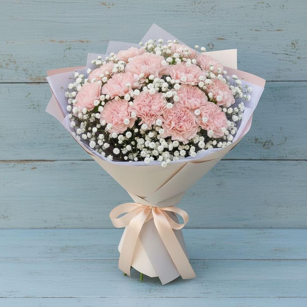 Букет цветов из: Гвоздики в Куженере