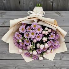 Букет цветов из:  Розы и Хризантемы #REPLACE_PRED# Куженере