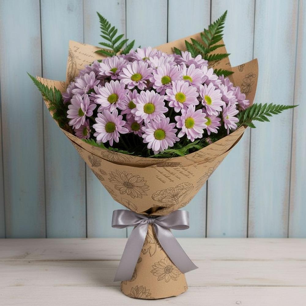 Букет цветов из: Хризантемы в Куженере