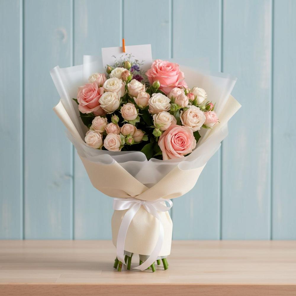 Букет цветов из: Розы в Куженере