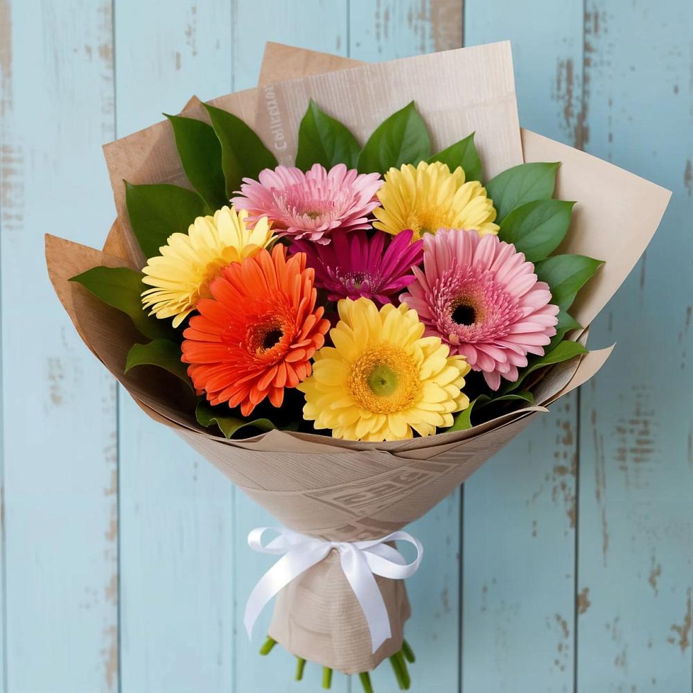 Букет цветов из: Герберы в Куженере