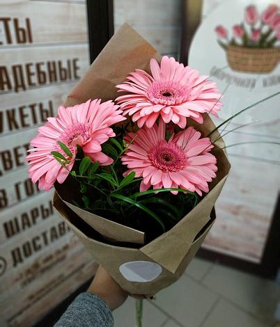Букет цветов из: Герберы в Куженере