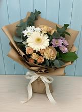 Букет цветов из:  Герберы и Хризантемы в Куженере