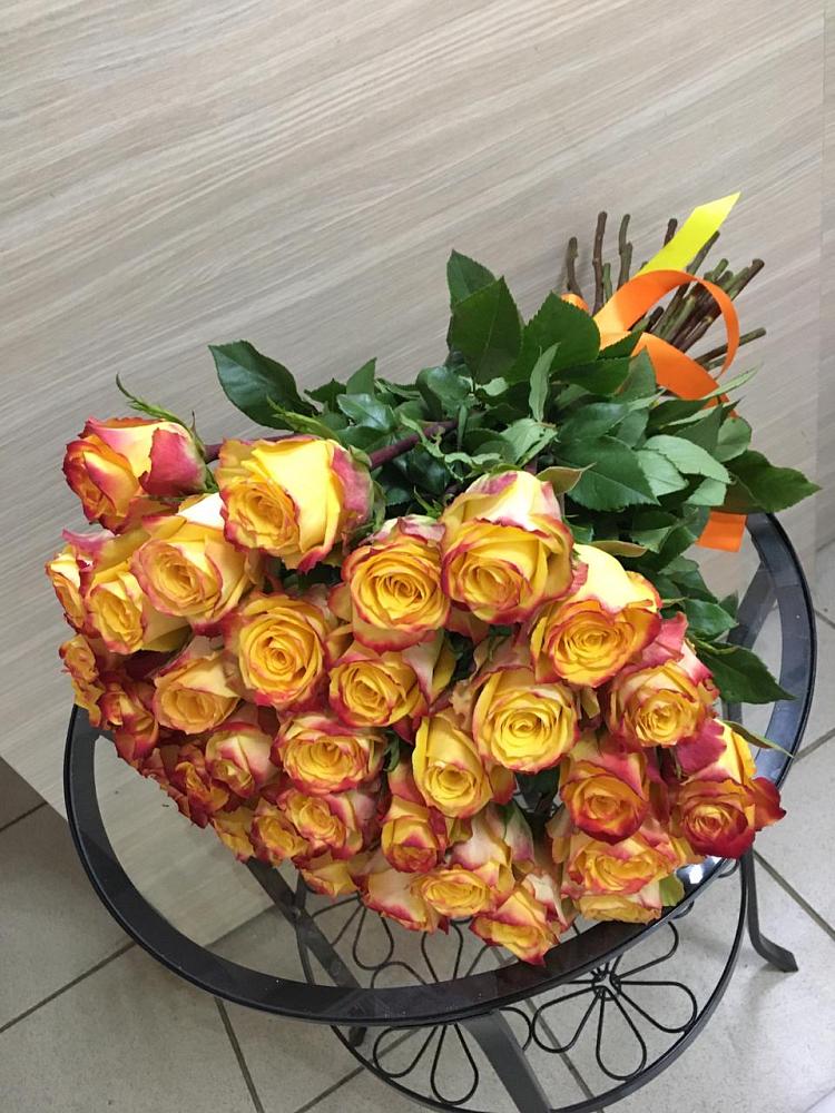 Букет Желтые розы в Куженере