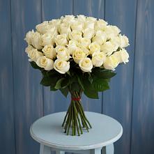 Букет 51 Белая роза Эдлесс Лав #REPLACE_PRED# Куженере