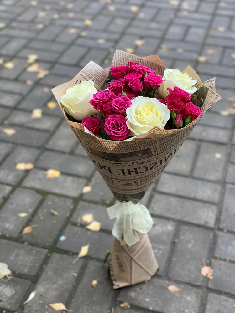 Букет цветов из: Розы в Куженере